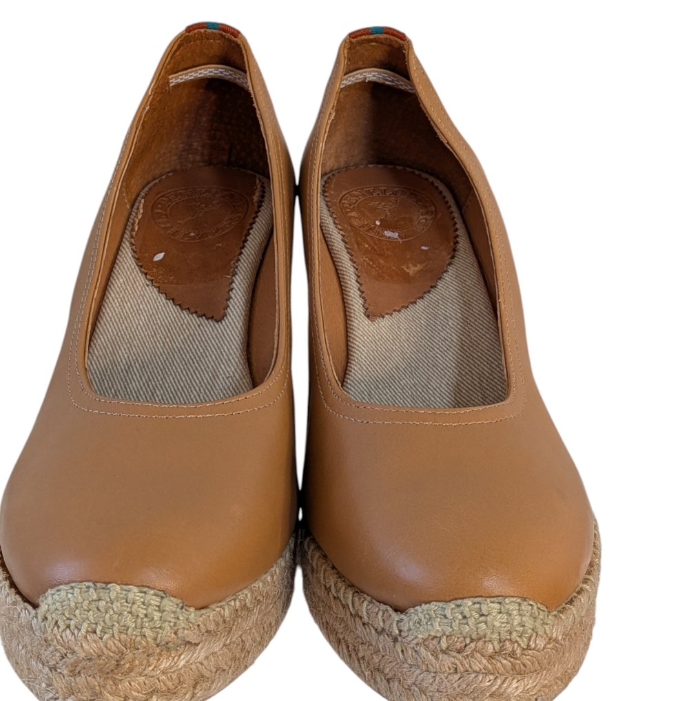 Penelope Chilvers Scoop Espadrille Platform Wedge Pump. . Size 41/10 - Picture 4 of 10